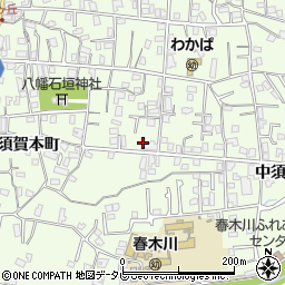 大分県別府市北石垣1087周辺の地図