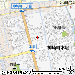 佐賀県神埼市神埼町本堀3190周辺の地図