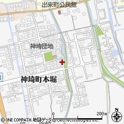 佐賀県神埼市神埼町本堀3160-8周辺の地図