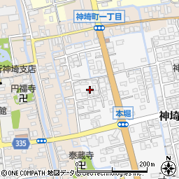 佐賀県神埼市神埼町本堀3182周辺の地図