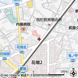 福岡県久留米市西町1138周辺の地図