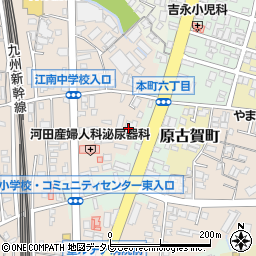 ときの風　久留米中央店周辺の地図
