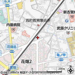 福岡県久留米市西町1139-10周辺の地図