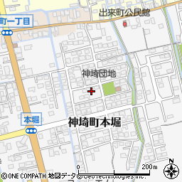 佐賀県神埼市神埼町本堀3150-21周辺の地図