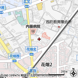 福岡県久留米市西町1134周辺の地図