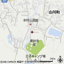 福岡県久留米市山川町613周辺の地図