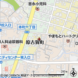 福岡県久留米市原古賀町10-7周辺の地図