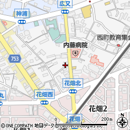 福岡県久留米市西町1193周辺の地図