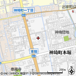 佐賀県神埼市神埼町本堀3191周辺の地図