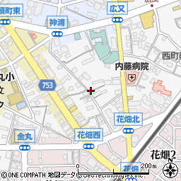 福岡県久留米市西町1188-7周辺の地図