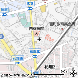 福岡県久留米市西町1170周辺の地図