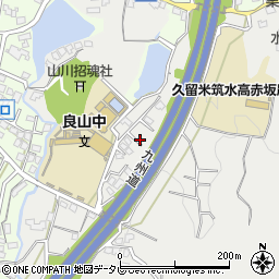 福岡県久留米市山川町85周辺の地図