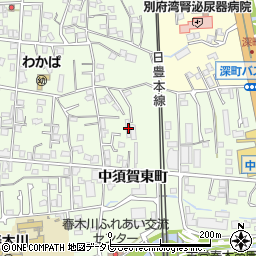 大分県別府市北石垣1136周辺の地図