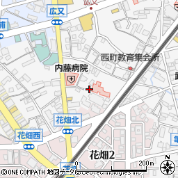 福岡県久留米市西町1136周辺の地図
