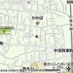 大分県別府市北石垣1096-8周辺の地図