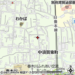 大分県別府市北石垣1129周辺の地図