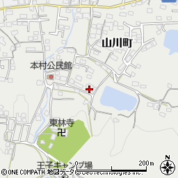 福岡県久留米市山川町624周辺の地図