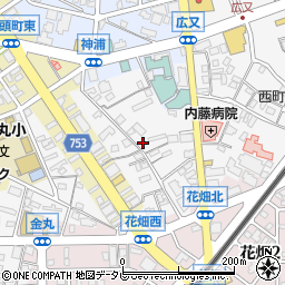 福岡県久留米市西町1190-2周辺の地図