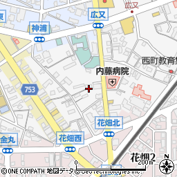 福岡県久留米市西町1周辺の地図