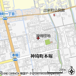佐賀県神埼市神埼町本堀3150-34周辺の地図