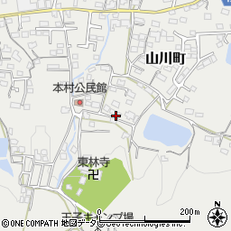 福岡県久留米市山川町627周辺の地図