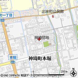 佐賀県神埼市神埼町本堀3150-39周辺の地図