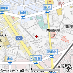 福岡県久留米市西町1191周辺の地図