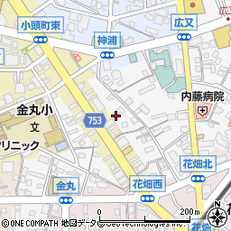 福岡県久留米市西町1233周辺の地図