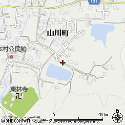 福岡県久留米市山川町741周辺の地図