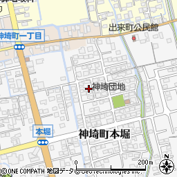 佐賀県神埼市神埼町本堀3150-30周辺の地図