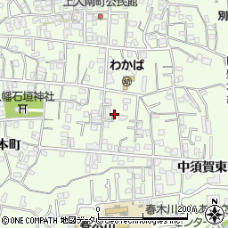 大分県別府市中須賀東町4組周辺の地図
