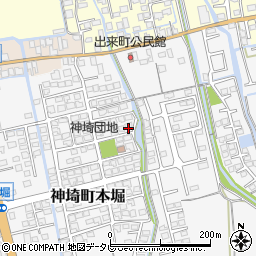 佐賀県神埼市神埼町本堀3160-22周辺の地図