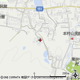 福岡県久留米市山川町258周辺の地図