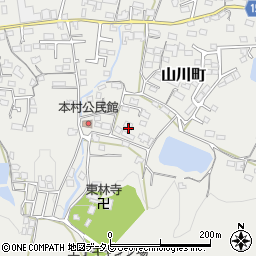 福岡県久留米市山川町628周辺の地図