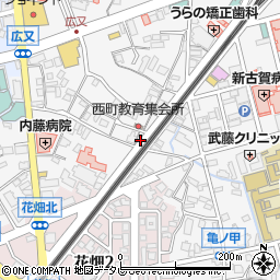 福岡県久留米市西町1471周辺の地図