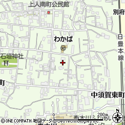 大分県別府市北石垣1098周辺の地図
