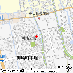 佐賀県神埼市神埼町本堀3160-24周辺の地図