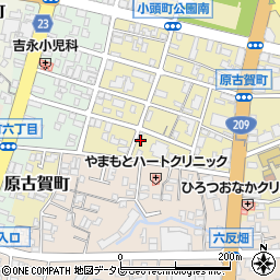 福岡県久留米市原古賀町25-1周辺の地図