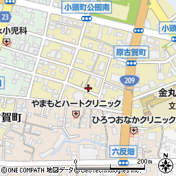 福岡県久留米市原古賀町24-27周辺の地図