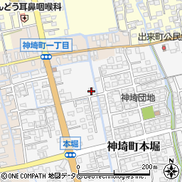 佐賀県神埼市神埼町本堀3173周辺の地図