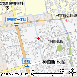 佐賀県神埼市神埼町本堀3171-4周辺の地図