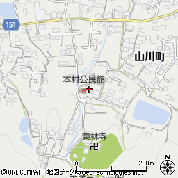 福岡県久留米市山川町631周辺の地図