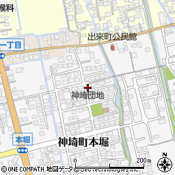 佐賀県神埼市神埼町本堀3160-28周辺の地図