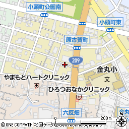 福岡県久留米市原古賀町26周辺の地図