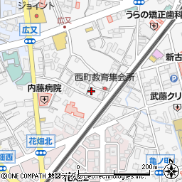 福岡県久留米市西町1472-5周辺の地図