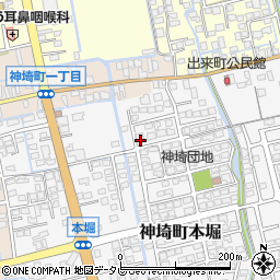 佐賀県神埼市神埼町本堀3171-3周辺の地図