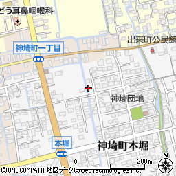 佐賀県神埼市神埼町本堀3171周辺の地図
