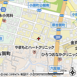 福岡県久留米市原古賀町24周辺の地図