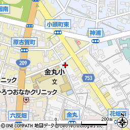 福岡県久留米市西町1338周辺の地図