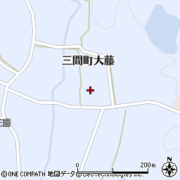 愛媛県宇和島市三間町大藤222周辺の地図